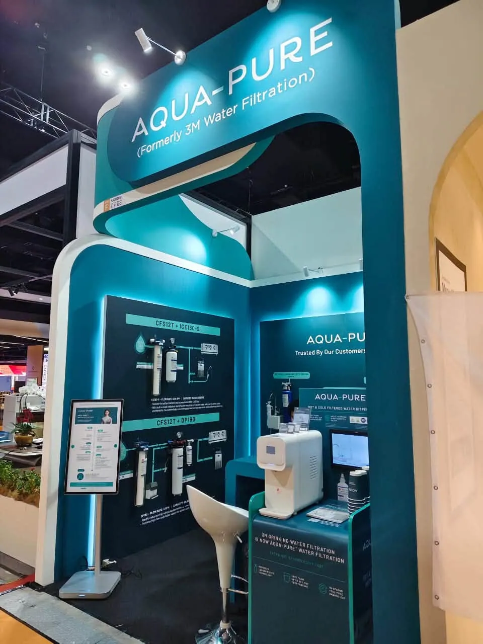 Aqua-Pure exhibition booth at ARCHIDEX 2026